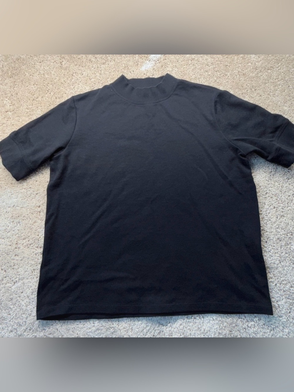 Zara Minimalist Mock-neck Tee - Picture 2 of 5